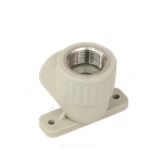 Угольник PP-R комбинированный серый Дн 25х3/4" ВР с креплением VALFEX 10120125Г
