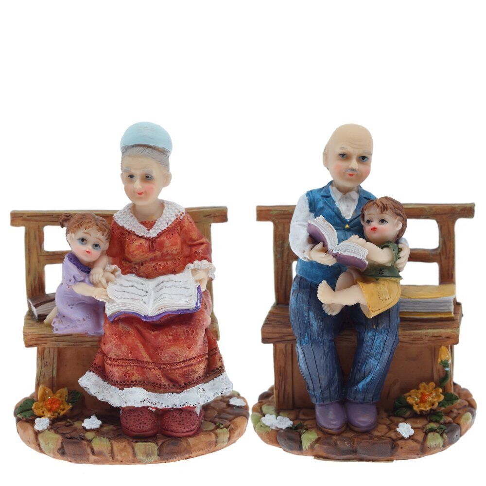 GAEM Фигурка декоративная "Бабушка/Дедушка", L9 W7 H12 см, 2в.