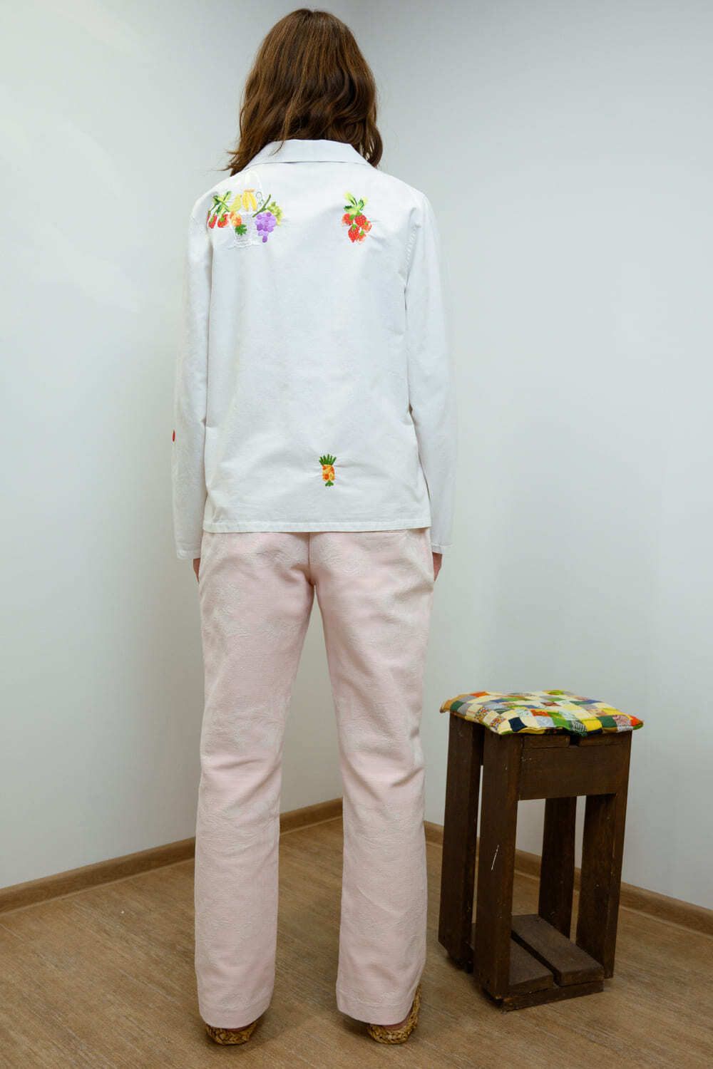 Рубашка Soeurs Фруктовая с Длинными Рукавами 1 белая