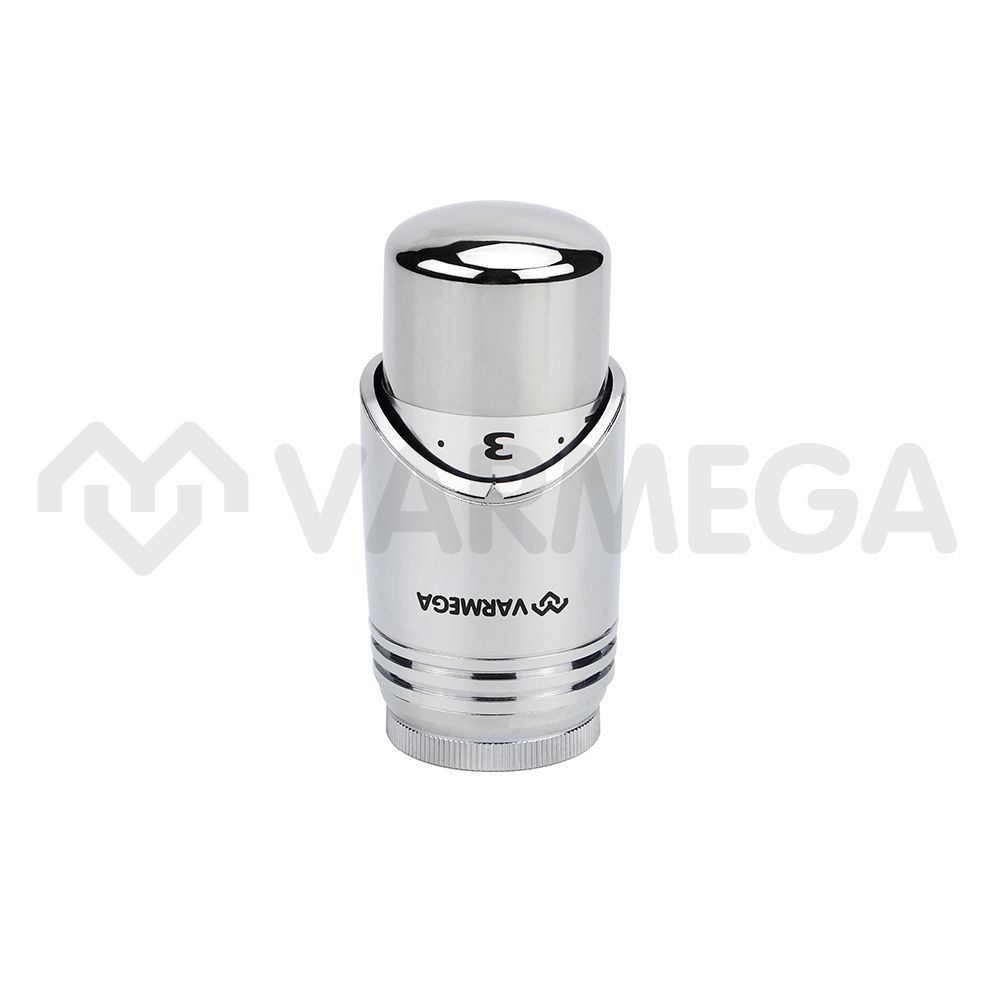 Термостатическая головка (термостат) Varmega VM11204, жидкостная, M30х1.5, хромированная
