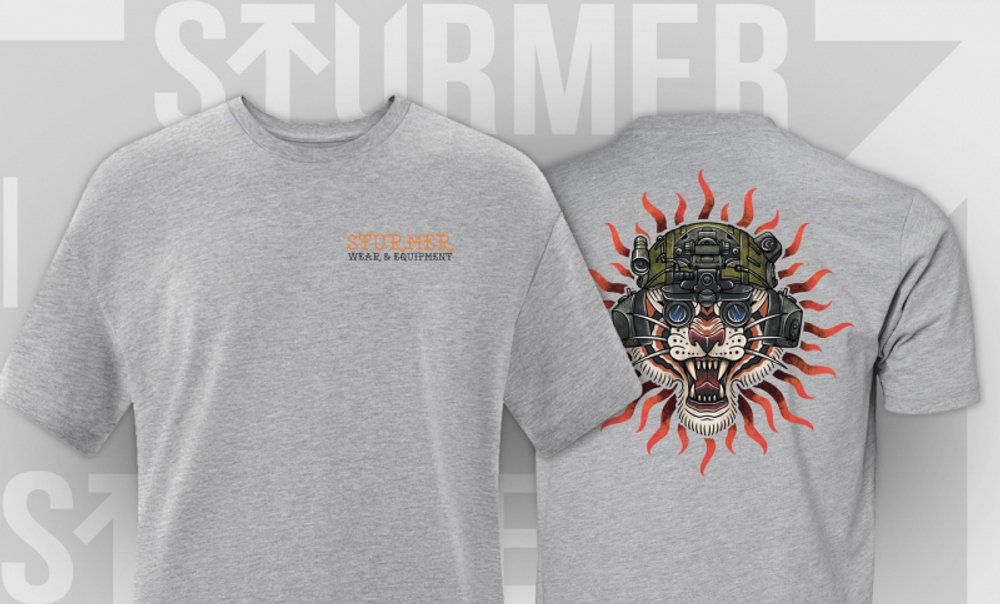 Футболка Sturmer Tiger (Cерый)