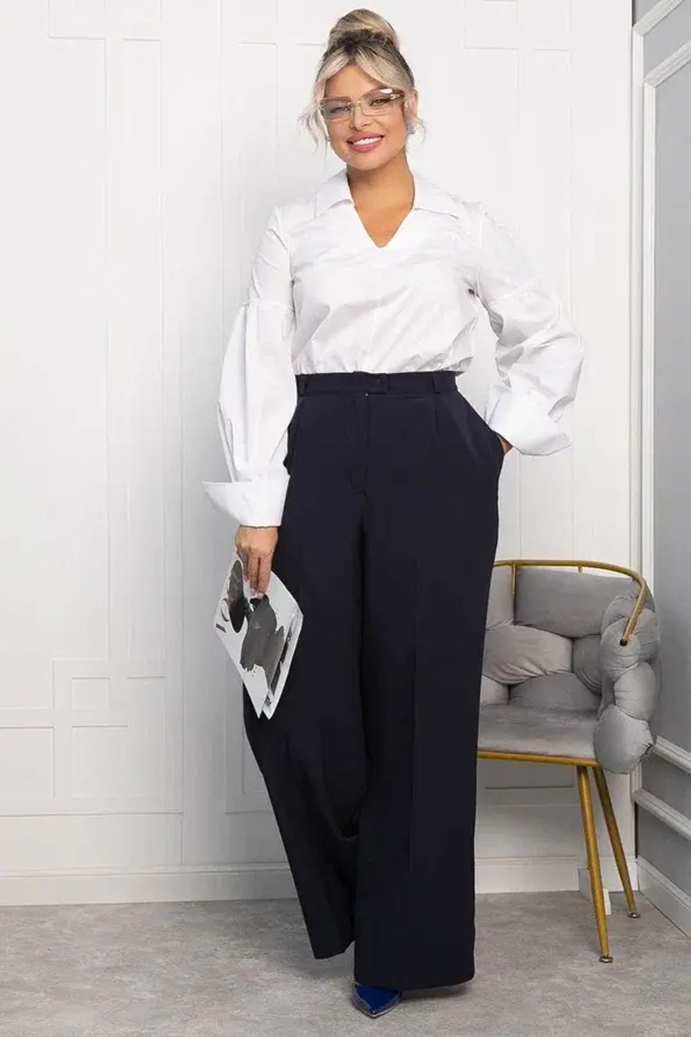 Брюки Скарлет (синие) Б13971-13М LT Collection