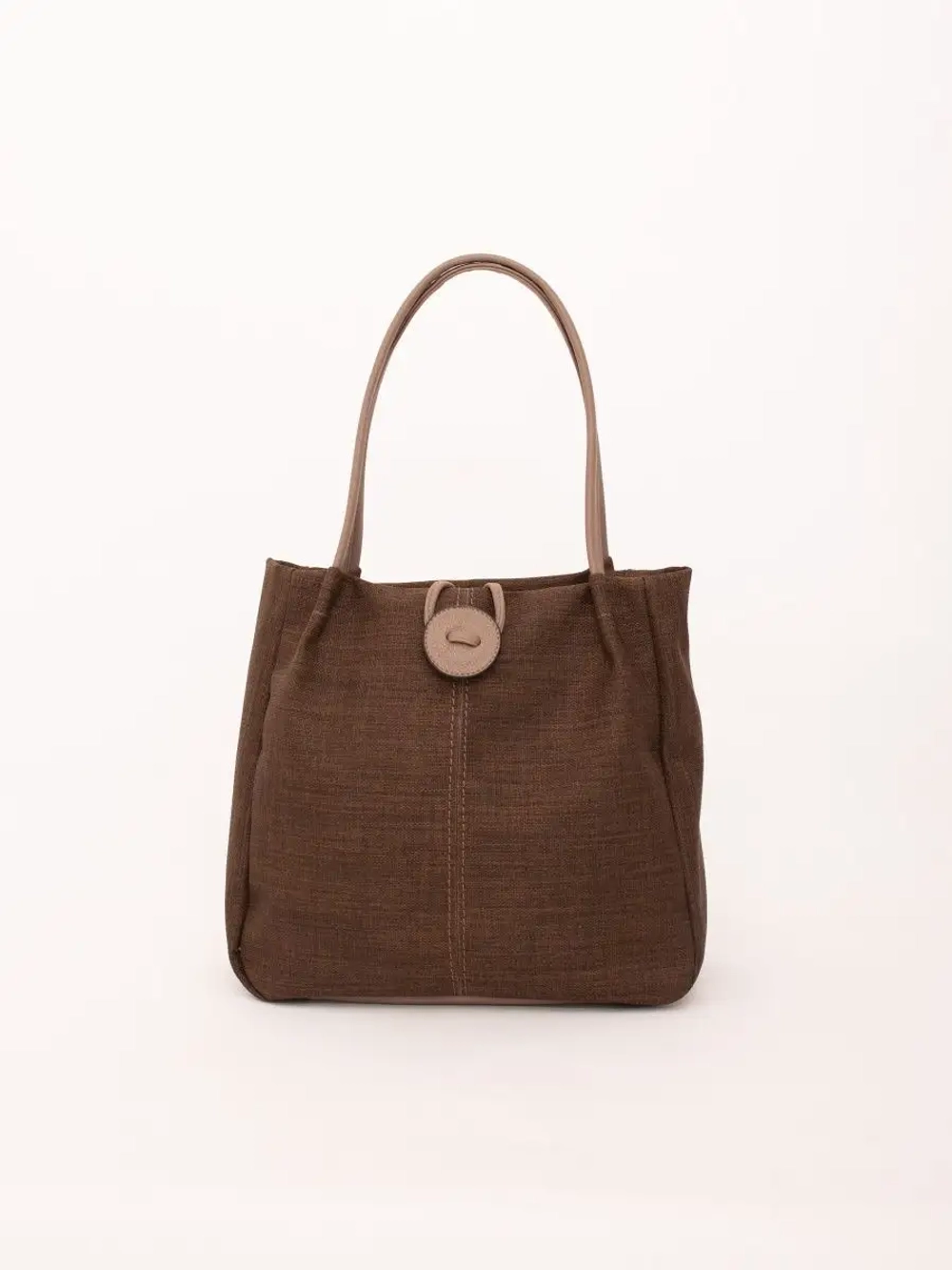 Сумка большая через плечо шоппер мешок