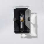 713617 Бра NOVARA 1x40W E14 ЧЕРНЫЙ МАТОВЫЙ