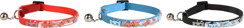 Ошейник для кошек NANOU, 20-32см/10мм, цвет в ассортим.