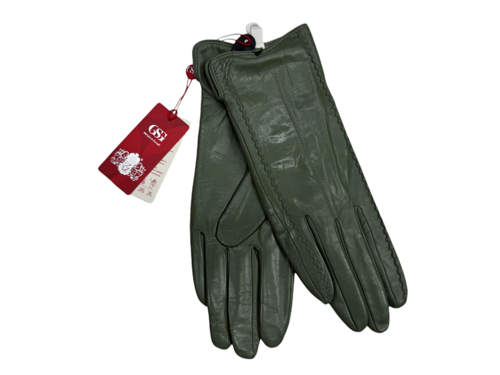 Перчатки. Женские. Материал верха: Кожаные люкс качества. Подклад: Трикотаж-шерсть.В упаковке 5 шт.