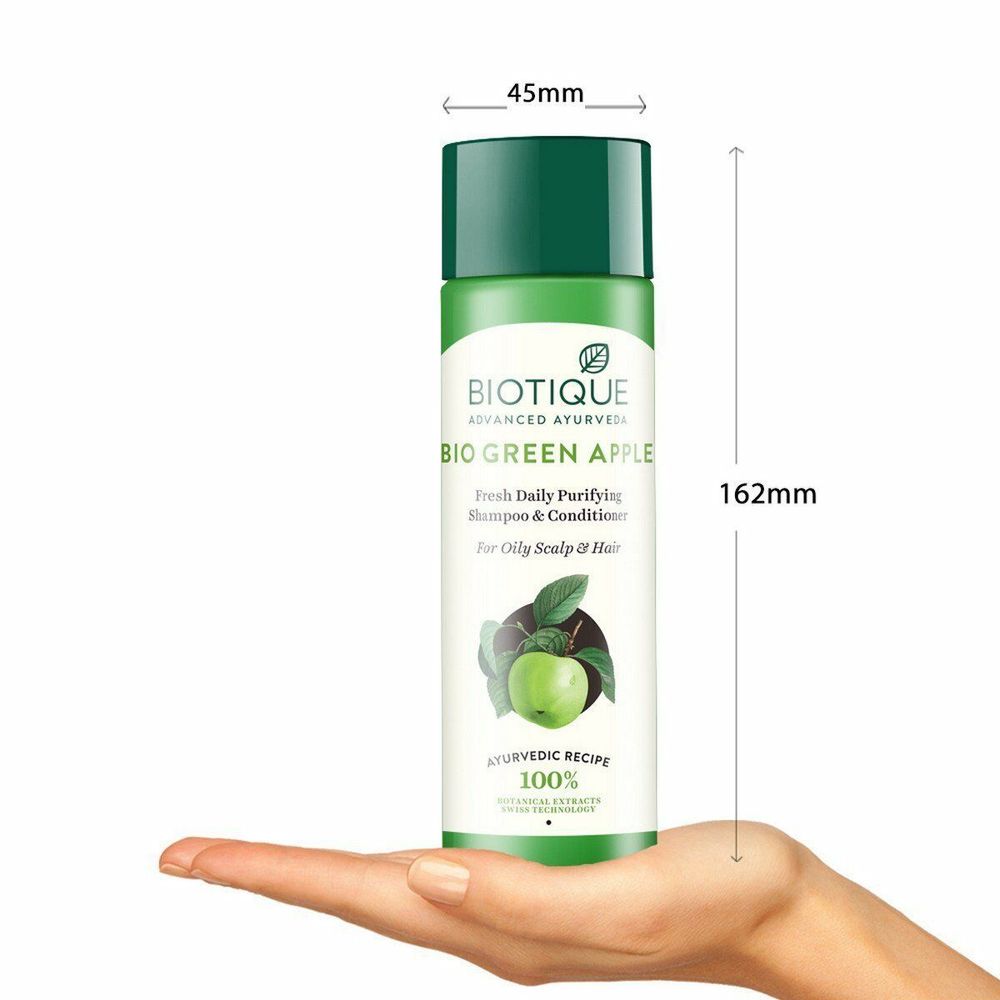Шампунь-кондиционер Biotique Bio green apple, 120 мл