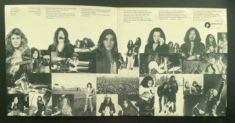 Deep Purple ‎– Come Taste The Band (Англия 1975г.)