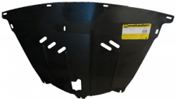 Защита картера Двигателя, КПП. 2 мм, Сталь. для Nissan Qashqai 2014-2015 MOTODOR.01453