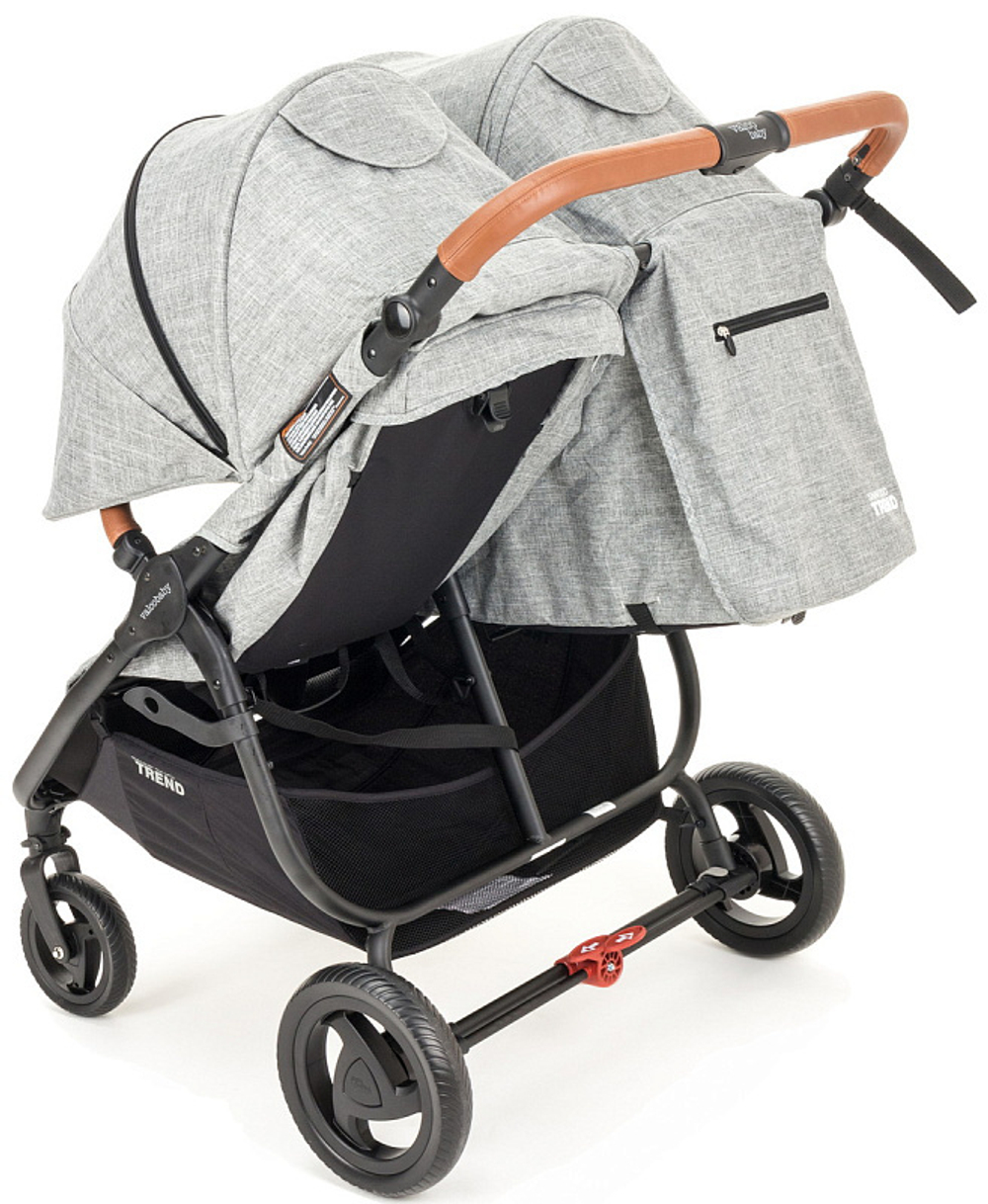 Детская коляска для двойни Valco baby Snap Duo Trend 2 в 1 Серый (Grey Marle)