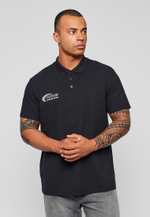 Футболка-поло "Драйв" Черная