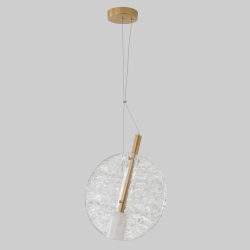 Светильник подвесной Crystal Lux FROZEN SP1 BRASS