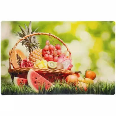 Салфетка на стол 42*27см в наборе 4шт «Фруктовая корзинка»