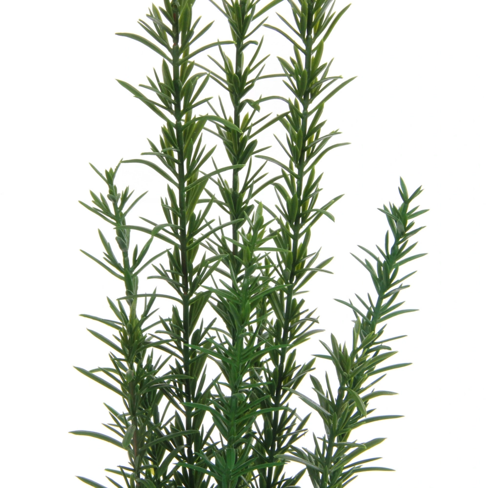 Цветок искусственный в горшке «Розмарин» 35см