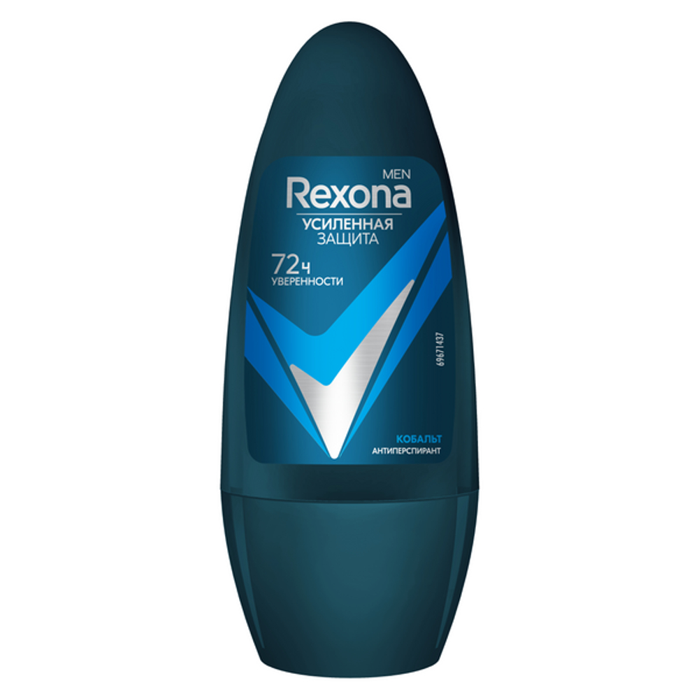 Rexona део-ролик - пластик МУЖ Кобальт 50 мл. *6*24* /288/2304/