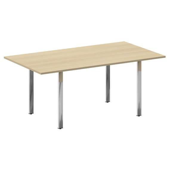 Metal System Direct Стол перег. П-обр. м/к БП.ПРГ-180 Акация Лорка/Нержавеющая Сталь 1800*1000*750