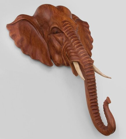 15-052 Панно «Индийский слон» 60 см суар