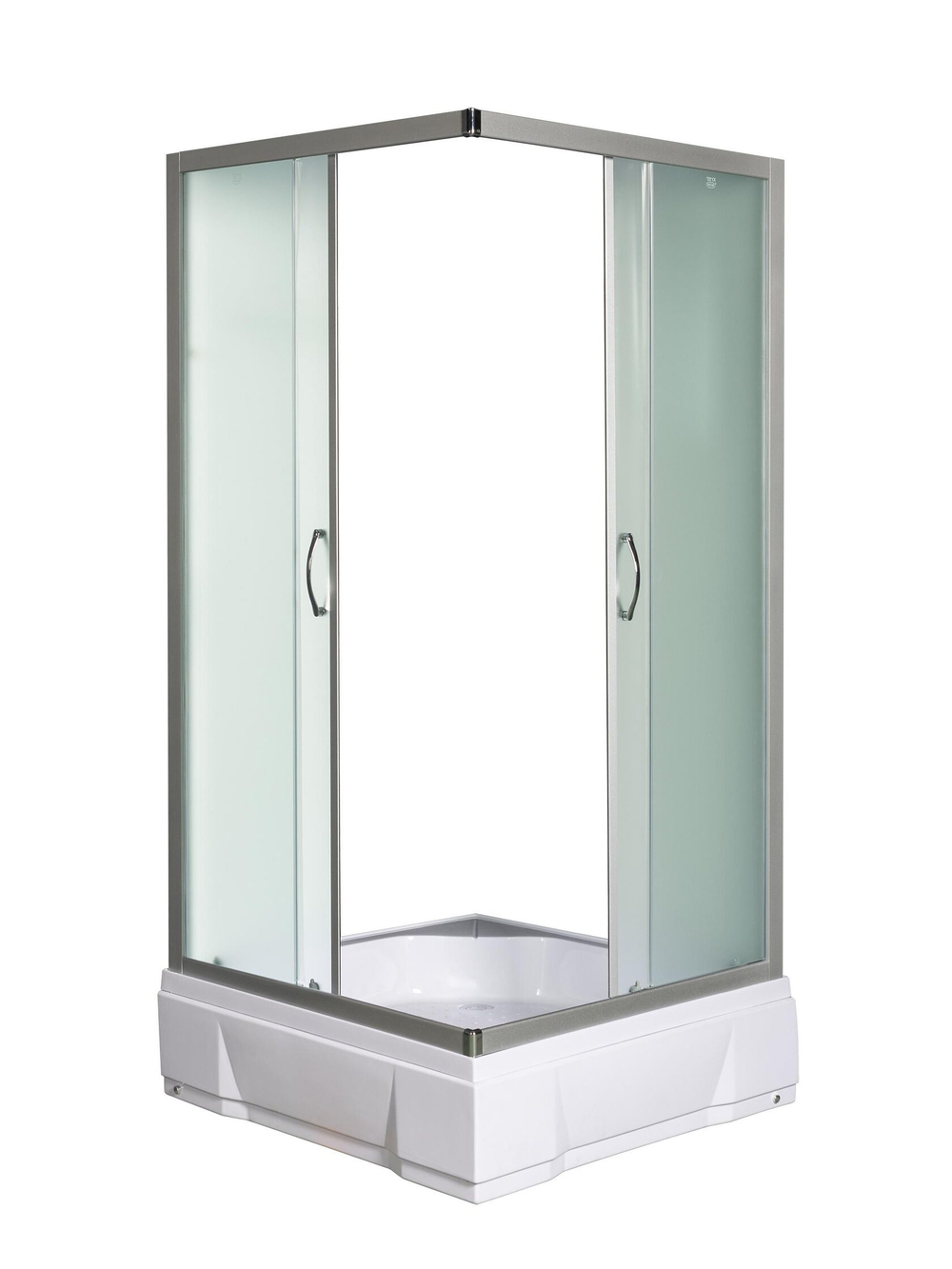 Душевое ограждение RIVER MORAVA XL 90/24 МТ Душевое ограждение без поддона 90х90х185 10000003391 Квадрат Универсальная  Хром матовый