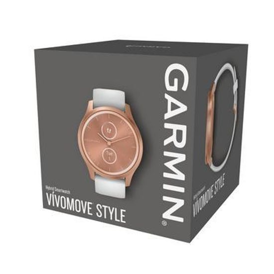 Garmin Vivomove HR Sport Rose Gold White 010 02240 20 WATCHSHOP.KZ