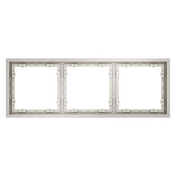 Рамка пластиковая VOLTUM S70 на 3 поста, (кашемир)