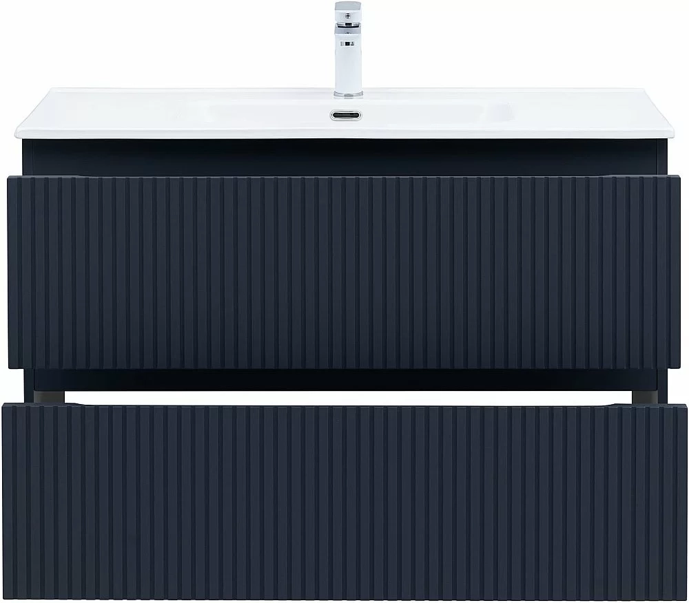Тумба с раковиной Aquanet Джейн (Flat) 335431/330426 100 маренго