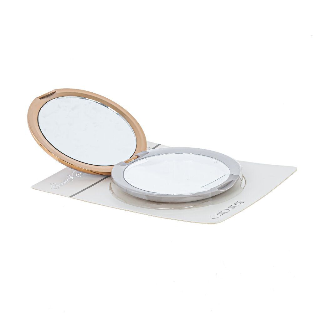 GAEM Зеркало карманное с увеличением, L9 W9 H1,5 см