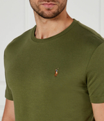 Футболка PIMA POLO RALPH LAUREN - хаки(710740727)