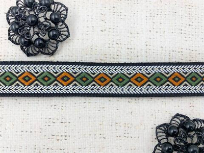 Тесьма жаккард, ш. 2,5 см