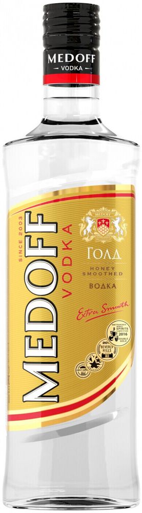 Водка Медофф Голд Водка Медофф Голд