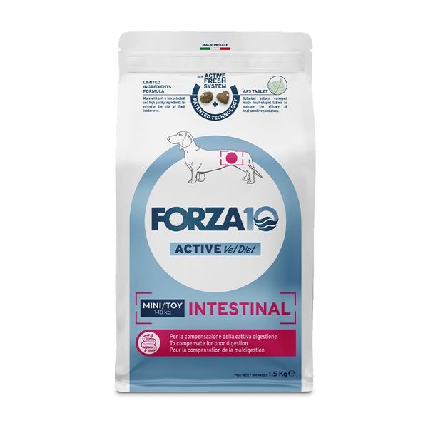Сухой корм Forza 10 Active VetDiet INTESTINAL mini/toy для взрослых собак мелких пород при проблемах пищеварения