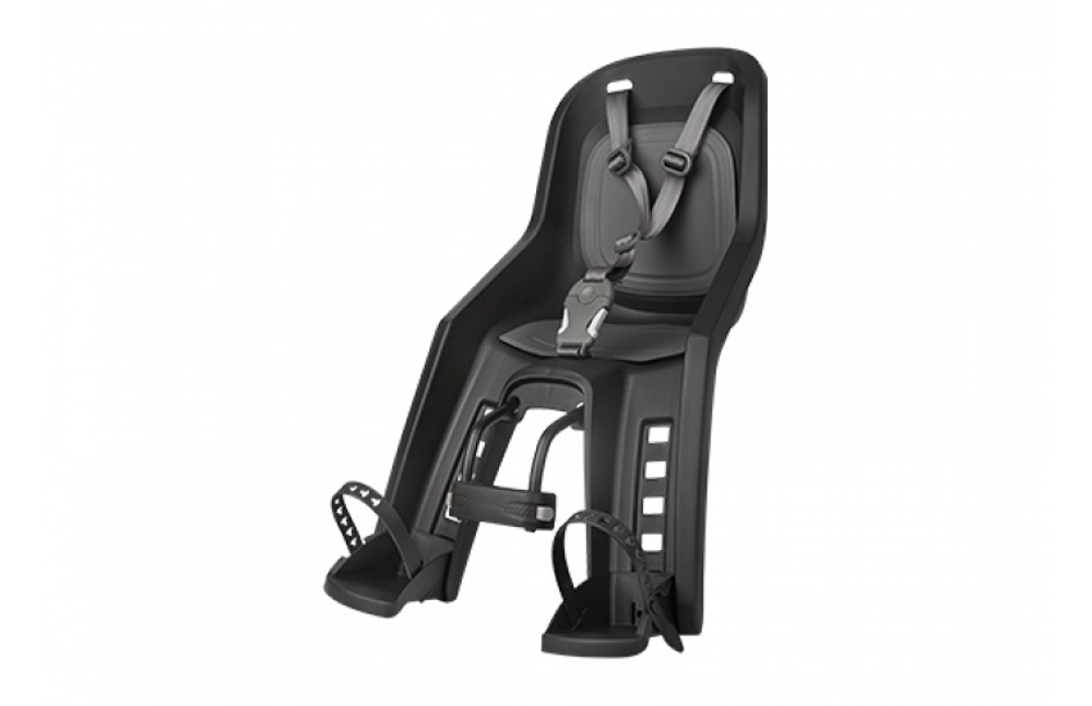 Детское кресло переднее Polisport Bubbly mini+ ff, black/dark grey