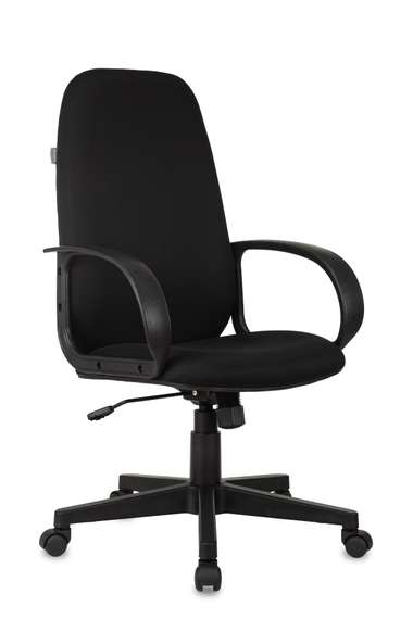 Кресло руководителя Бюрократ Ch-808AXSN черный TW-11 крестов. пластик