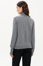 23375 Свитер женский (серый)