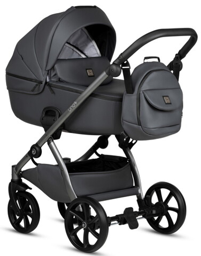 Детская коляска Tutis Uno 5 Plus Leather collection 2 в 1 1402166 Licorice