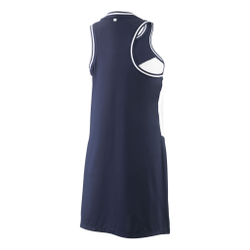 Женская теннисное платье Wilson Team II Dress Women - Dark Blue, White