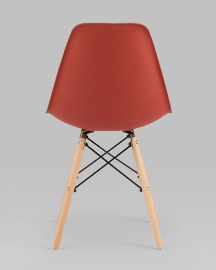Стул Eames Style DSW терракотовый (разборный каркас)
