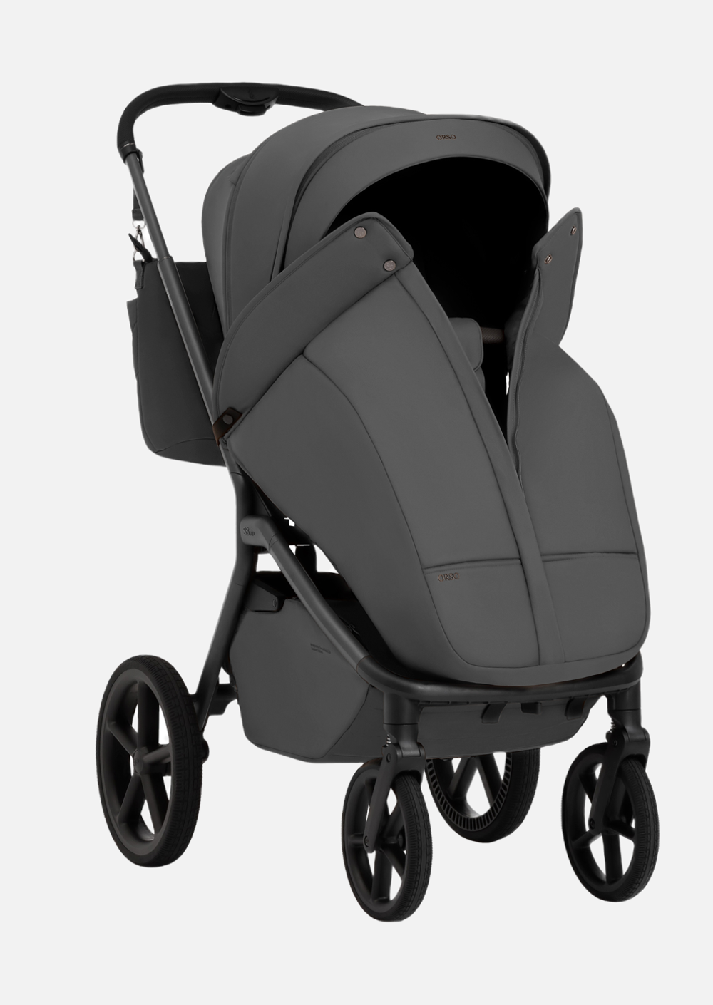Sweet Baby Коляска 2 в 1 SBL Dark Grey