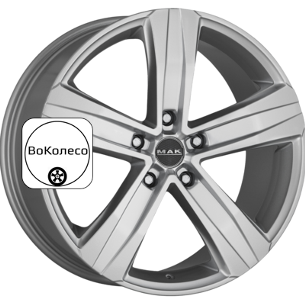 7,5x17/5x112 ET55 D66,6 Stone 5 W Silver MAK