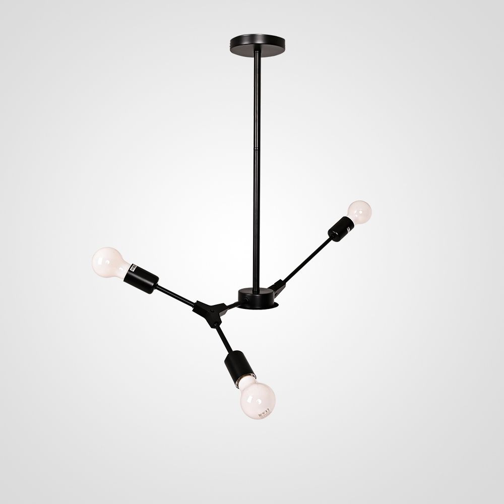 Люстра На Штанге Late D55 Black By Imperiumloft