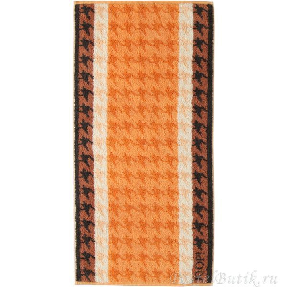 Полотенце 50x100 Cawo-JOOP! Elegance Graphic 1622 оранжевое