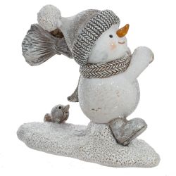 GAEM Фигурка декоративная "Снеговик", L11 W5 H10 см