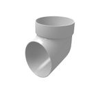 Колено сливное ПВХ Grand Line стандарт белое