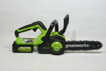 Пила цепная аккумуляторная GREENWORKS 24 V с акб и з/у 2007707UB