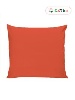 Наволочка 1 шт сатин Milky Garden "Корал" 70x70 см на молнии