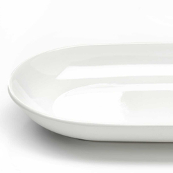 IKEA GODMIDDAG  (ИКЕА ГОДМИДДАГ)  -  Блюдо, белое, 27x14 см