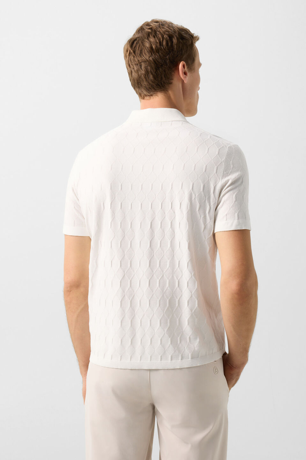 Рубашка-поло BOGNER GOLF MAXIM в белом