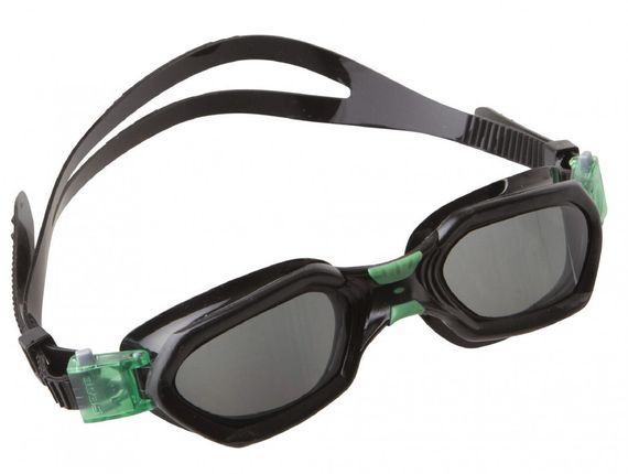 Очки для плавания Seac Aquatech тонированные стекла черный/зеленый