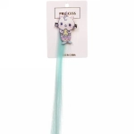 Зажим для волос с нейлоном 1шт детские»Show- Милаш», микс 4 цвета, 35 см