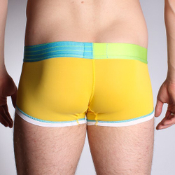 Мужские трусы хипсы желтые 2xist Neon  Yellow Boxer