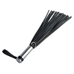 Черный кистевой флогер 21см с серебристой ручкой Sitabella 3020